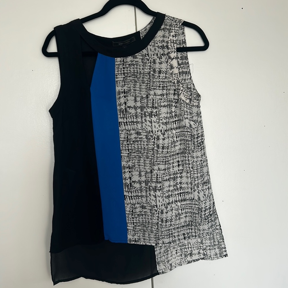 Bcbgmaxazria Elcia sleeveless cut out top
